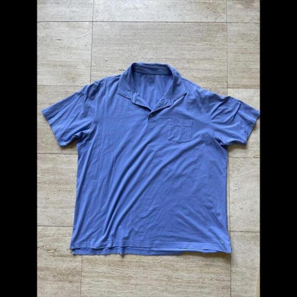 Peter Miller Polo Shirt Mountainside Collection Cotton Blend Blue Mens 2XL